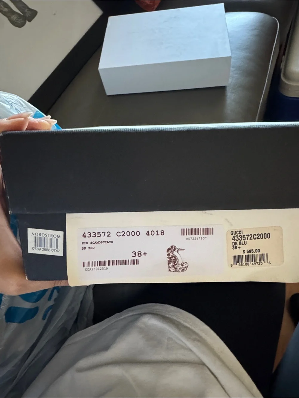 Gucci Black Shoe Box with White Label - Picture 2 of 7